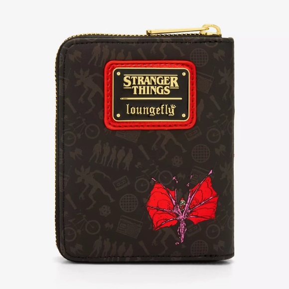 Loungefly Stranger Things Group Portrait Light-Up Mini Backpack & Wallet - Picture 9 of 16